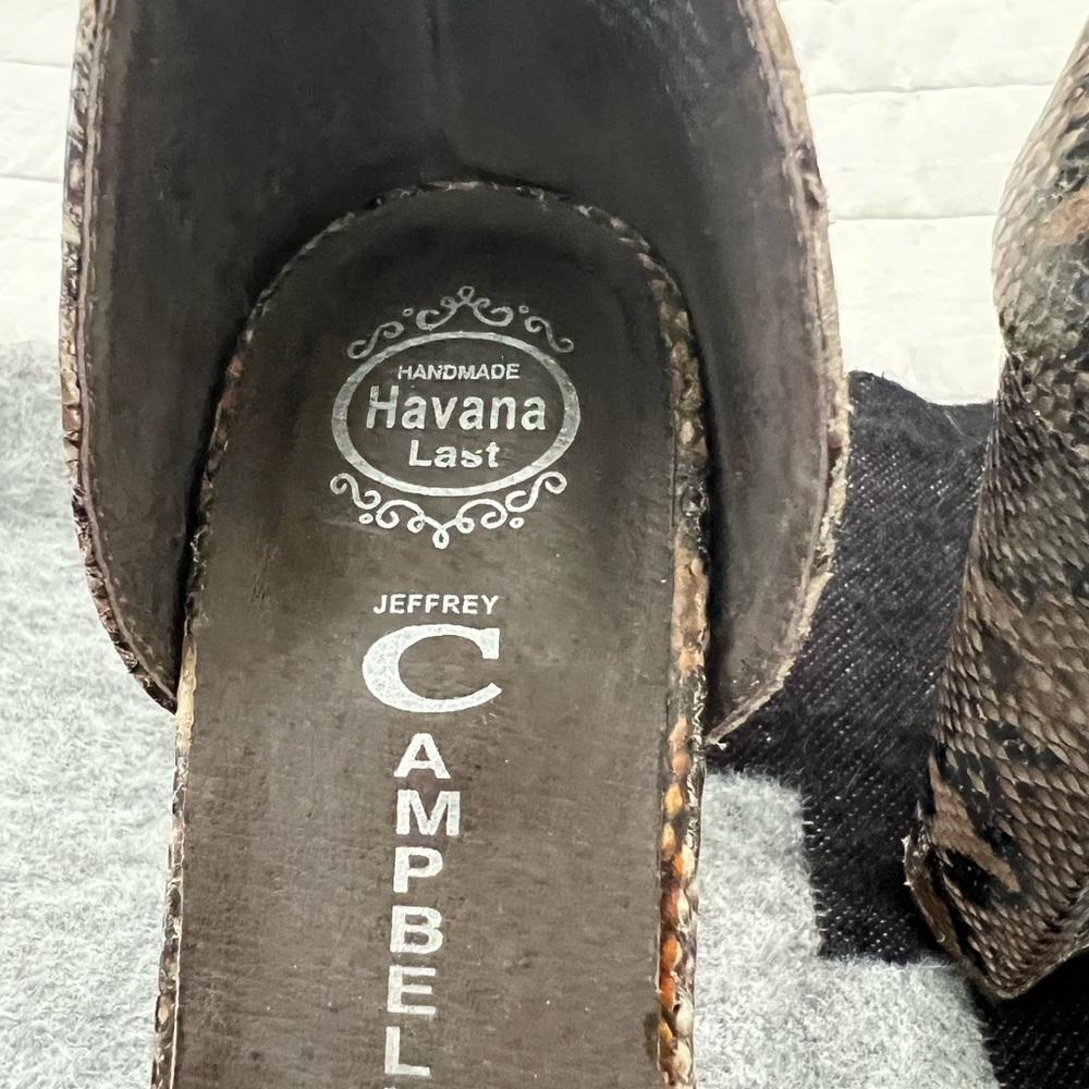 Campbell Handmade Havana Last Platforms - Picture 9 of 9